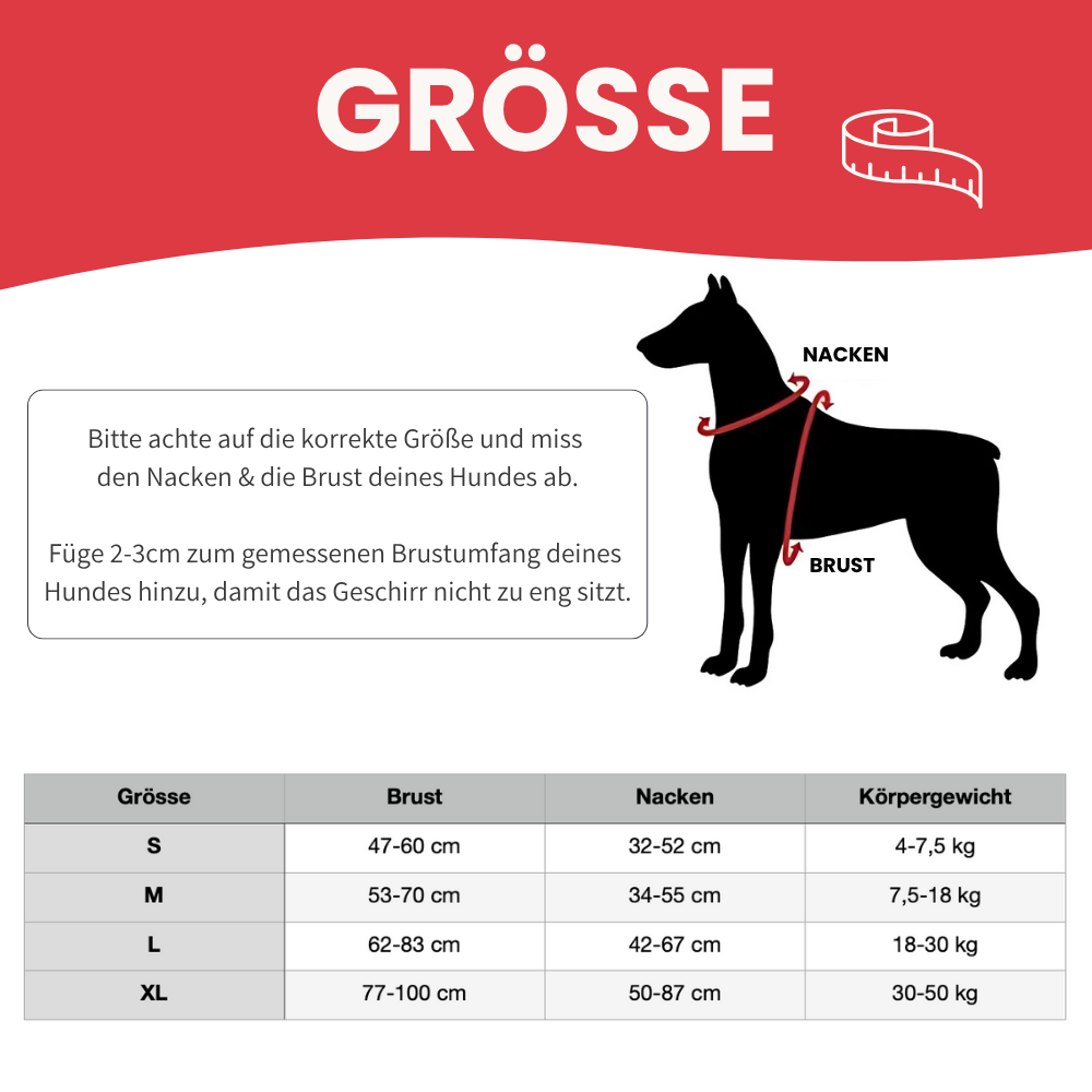 Hundegeschirr mit Haltegriff - Für maximale Kontrolle & sicheren Halt