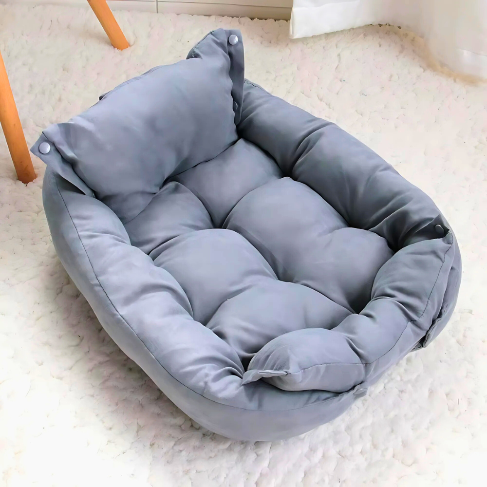3-in-1 Kuschelbett für Tiere - Für jede Schlafposition geeignet