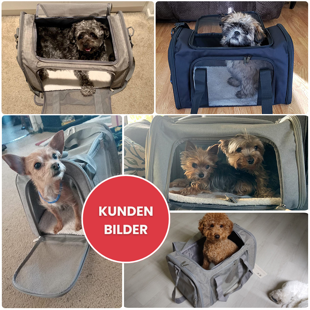 Transporttasche mit Rundum-Öffnung – Stressfreies Einsteigen für Hund & Katze